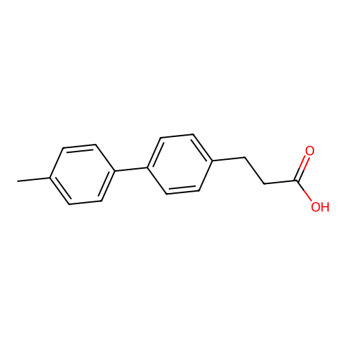 4-甲基联苯-4-丙酸 structure