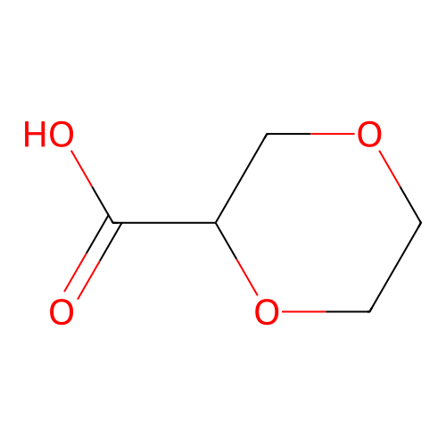 1,4-Dioxane-2-carboxylic acid structure