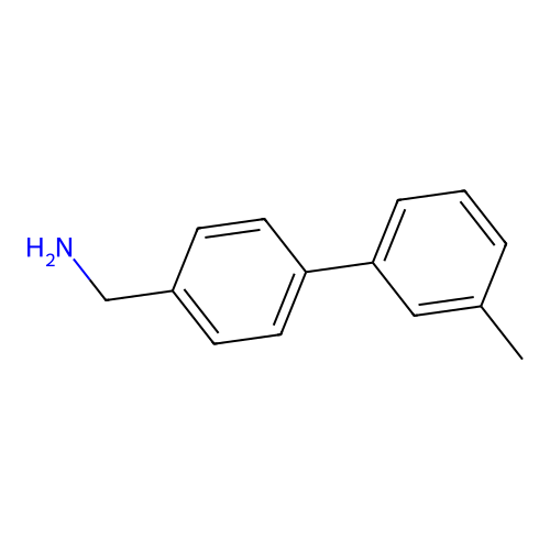1-{3'-Methyl-[1,1'-biphenyl]-4-yl}methanamine structure