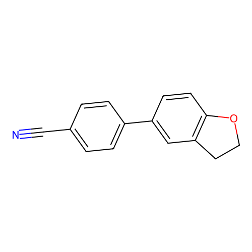 4-(2,3-Dihydro-1-benzofuran-5-yl)benzonitrile structure