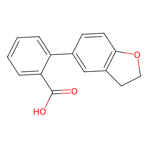 2-(2,3-Dihydro-1-benzofuran-5-yl)benzoic acid structure
