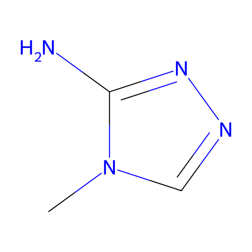 4-Methyl-4H-1,2,4-triazol-3-amine structure