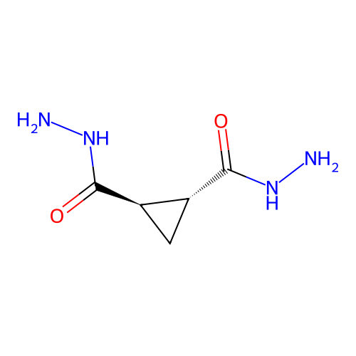 (1R,2R)-cyclopropane-1,2-dicarbohydrazide structure