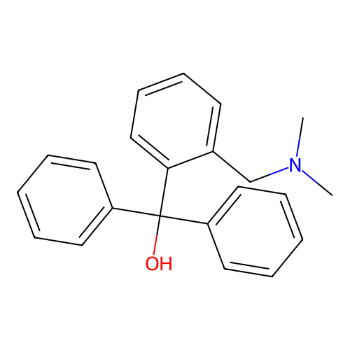 {2-[(Dimethylamino)methyl]phenyl}(diphenyl)methanol structure