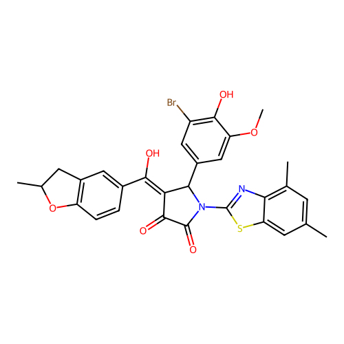 C30H25BrN2O6S structure