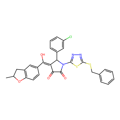 C29H22ClN3O4S2 structure