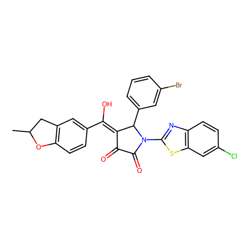 C27H18BrClN2O4S structure