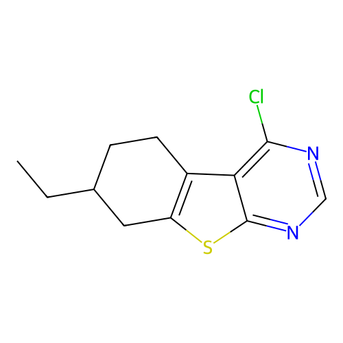 4-Chloro-7-ethyl-5,6,7,8-tetrahydrobenzo[4,5]thieno[2,3-d]pyrimidine structure