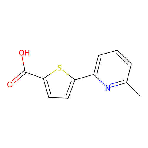 5-(6-methylpyridin-2-yl)thiophene-2-carboxylic Acid structure