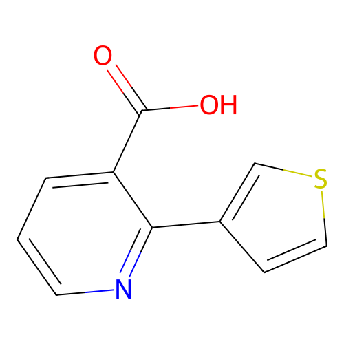 2-(Thiophen-3-YL)nicotinic acid structure