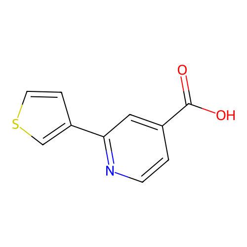 2-(Thiophen-3-YL)isonicotinic acid structure
