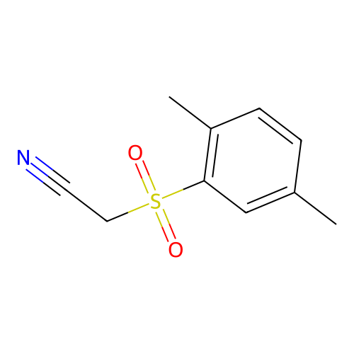 [(2,5-Dimethylphenyl)sulfonyl]acetonitrile structure