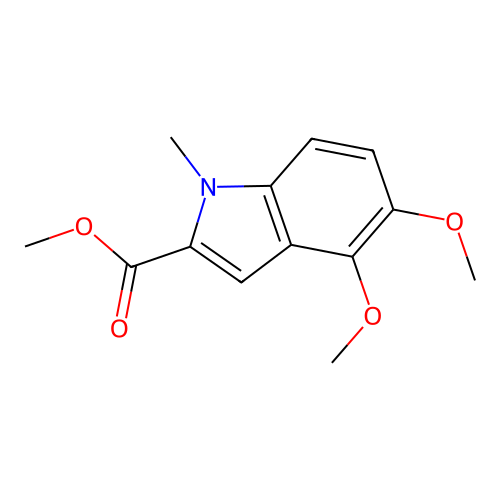 methyl 4,5-dimethoxy-1-methyl-1H-indole-2-carboxylate structure