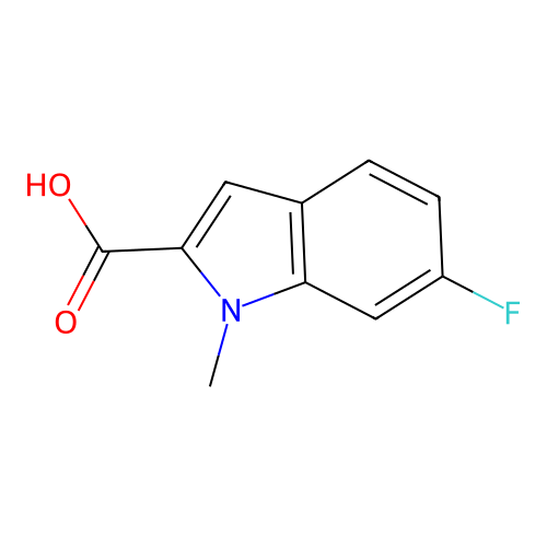 6-Fluoro-1-methyl-1H-indole-2-carboxylic acid structure