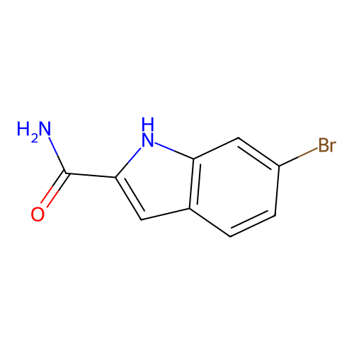 6-bromo-1H-indole-2-carboxamide structure