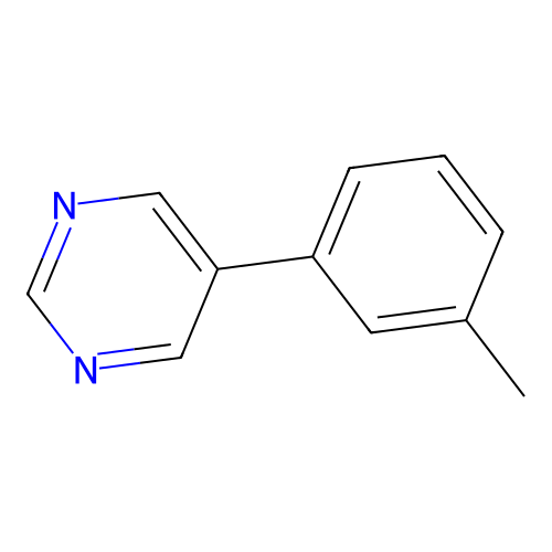 5-(3-Methylphenyl)pyrimidine structure