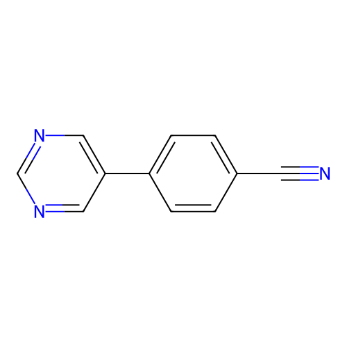 4-(Pyrimidin-5-yl)benzonitrile structure