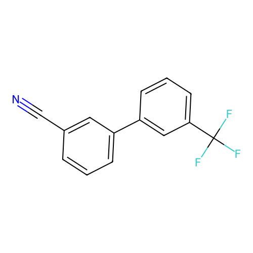 3-[3-(Trifluoromethyl)phenyl]benzonitrile structure
