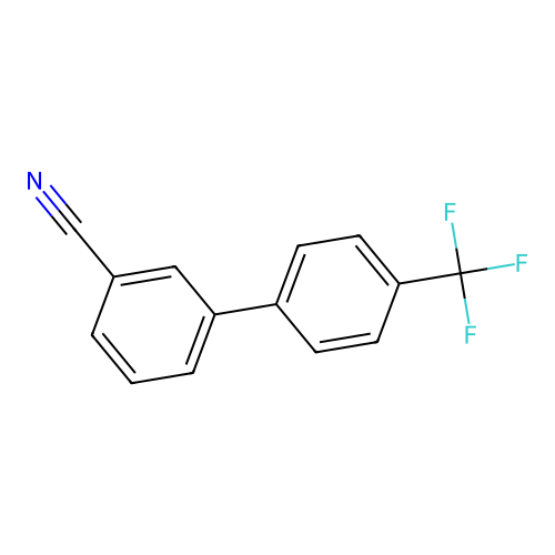 3-[4-(Trifluoromethyl)phenyl]benzonitrile structure