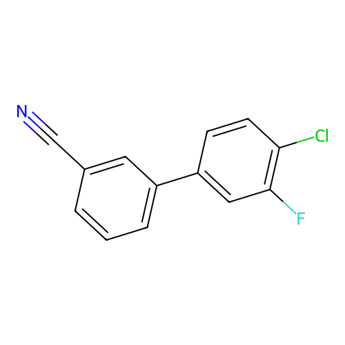 4'-Chloro-3'-fluoro[1,1'-biphenyl]-3-carbonitrile structure