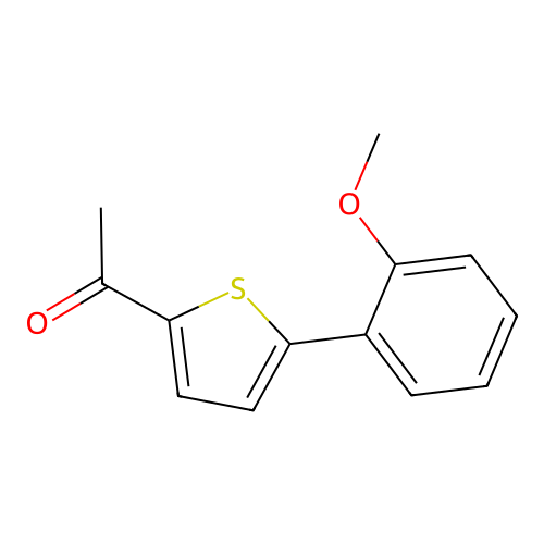 1-[5-(2-Methoxyphenyl)-2-thienyl]ethanone structure