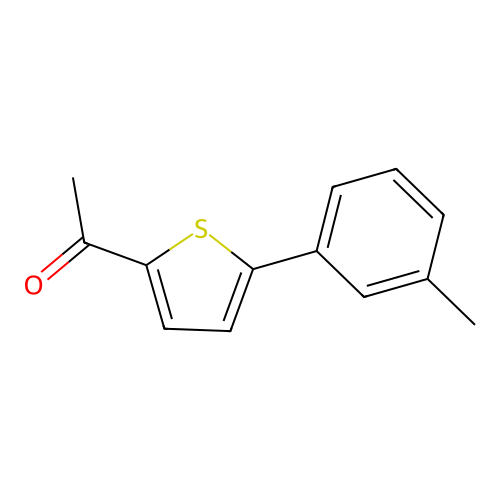 1-[5-(3-Methylphenyl)-2-thienyl]ethanone structure