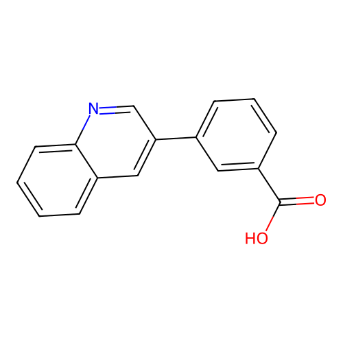 3-quinolin-3-ylbenzoic Acid structure