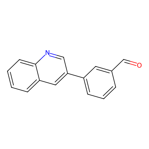 3-(Quinolin-3-YL)benzaldehyde structure