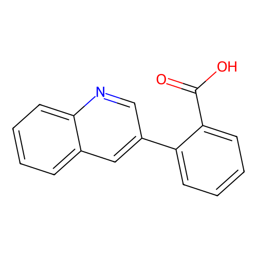 2-(3-Quinolinyl)benzoic acid structure