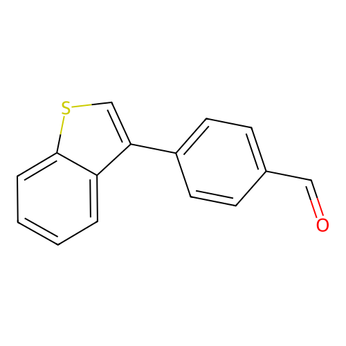4-(1-Benzothiophen-3-yl)benzaldehyde structure