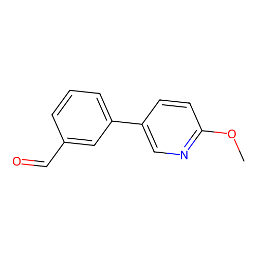 3-(6-Methoxypyridin-3-yl)benzaldehyde structure