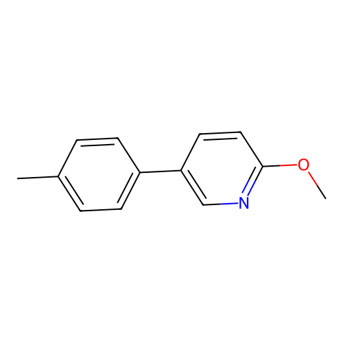 2-Methoxy-5-(4-methylphenyl)pyridine structure