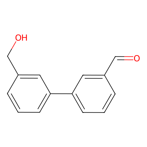 3'-(Hydroxymethyl)-[1,1'-biphenyl]-3-carbaldehyde structure