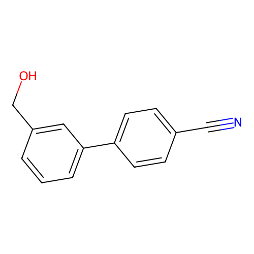 3'-(Hydroxymethyl)[1,1'-biphenyl]-4-carbonitrile structure