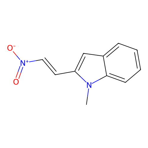 1-Methyl-2-[(E)-2-nitroethenyl]-1H-indole structure