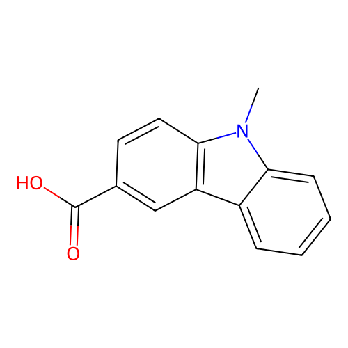 9-Methyl-9H-carbazole-3-carboxylic acid structure