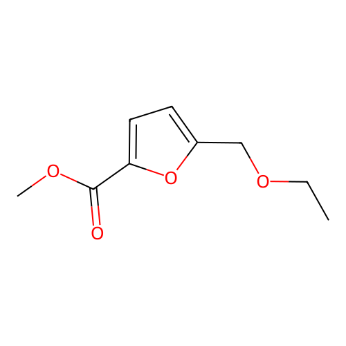Methyl 5-(ethoxymethyl)-2-furoate structure