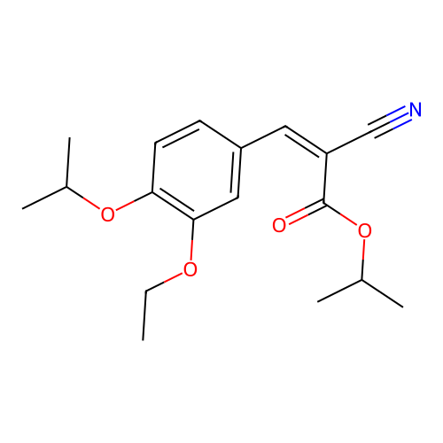 1-Methylethyl 2-cyano-3-[3-ethoxy-4-(1-methylethoxy)phenyl]-2-propenoate structure