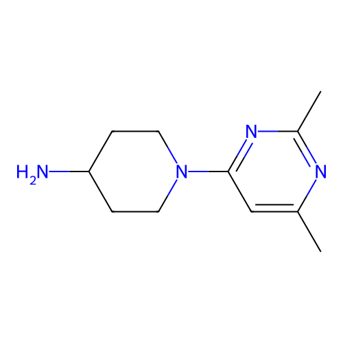 1-(2,6-Dimethylpyrimidin-4-yl)piperidin-4-amine structure