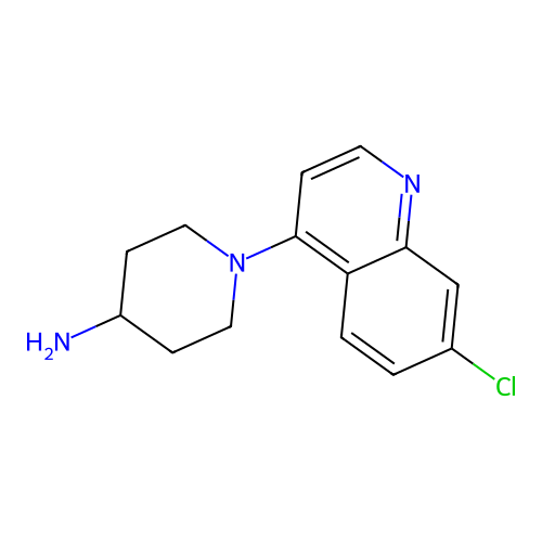 1-(7-Chloroquinolin-4-yl)piperidin-4-amine structure