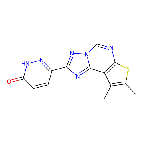 C13H10N6OS structure