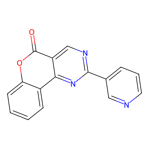 2-Pyridin-3-ylchromeno[4,3-d]pyrimidin-5-one structure