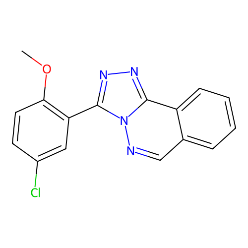 3-(5-Chloro-2-methoxyphenyl)-[1,2,4]triazolo[3,4-a]phthalazine structure