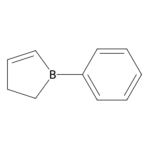 1H-borole, 2,3-dihydro-1-phenyl- structure