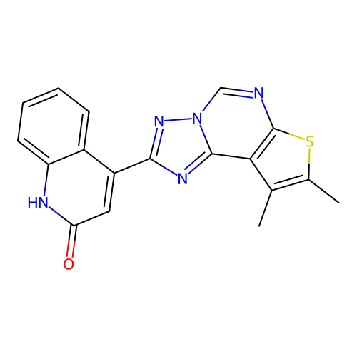 4-(8,9-Dimethylthieno[3,2-e][1,2,4]triazolo[1,5-c]pyrimidin-2-yl)quinolin-2-ol structure