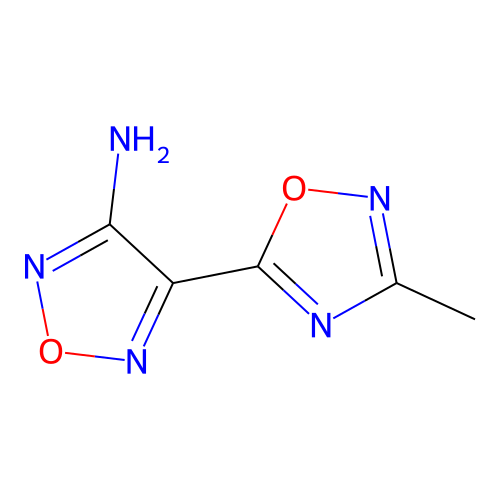 4-(3-Methyl-1,2,4-oxadiazol-5-yl)-1,2,5-oxadiazol-3-amine structure