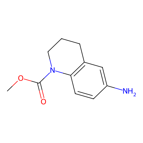 Methyl 6-amino-3,4-dihydroquinoline-1(2H)-carboxylate structure