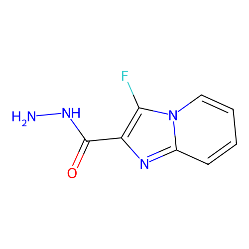 3-Fluoroimidazo[1,2-a]pyridine-2-carbohydrazide structure