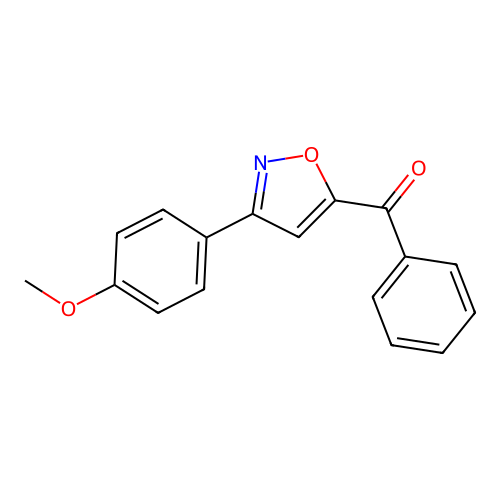 [3-(4-Methoxyphenyl)-1,2-oxazol-5-yl]-phenylmethanone structure