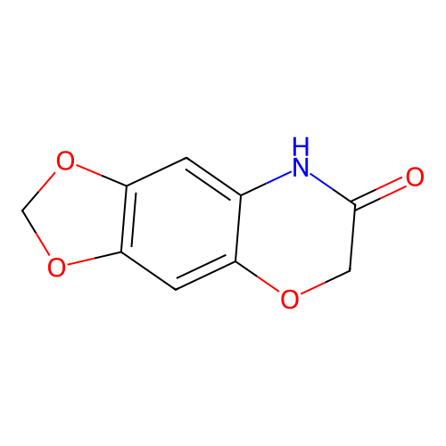 8H-[1,3]dioxolo[4,5-g][1,4]benzoxazin-7-one structure
